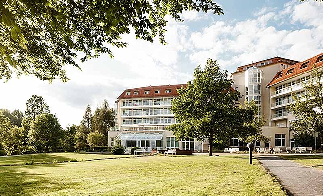 Dr. Ebel Klinik Bad Brambach Grünanlage Dr. Ebel Klinik Bad Brambach Grünanlage