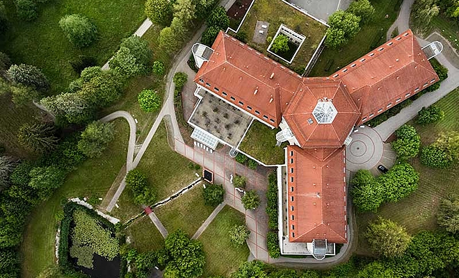 Dr. Ebel Klinik Bad Brambach Vogelperspektive Dr. Ebel Klinik Bad Brambach Vogelperspektive